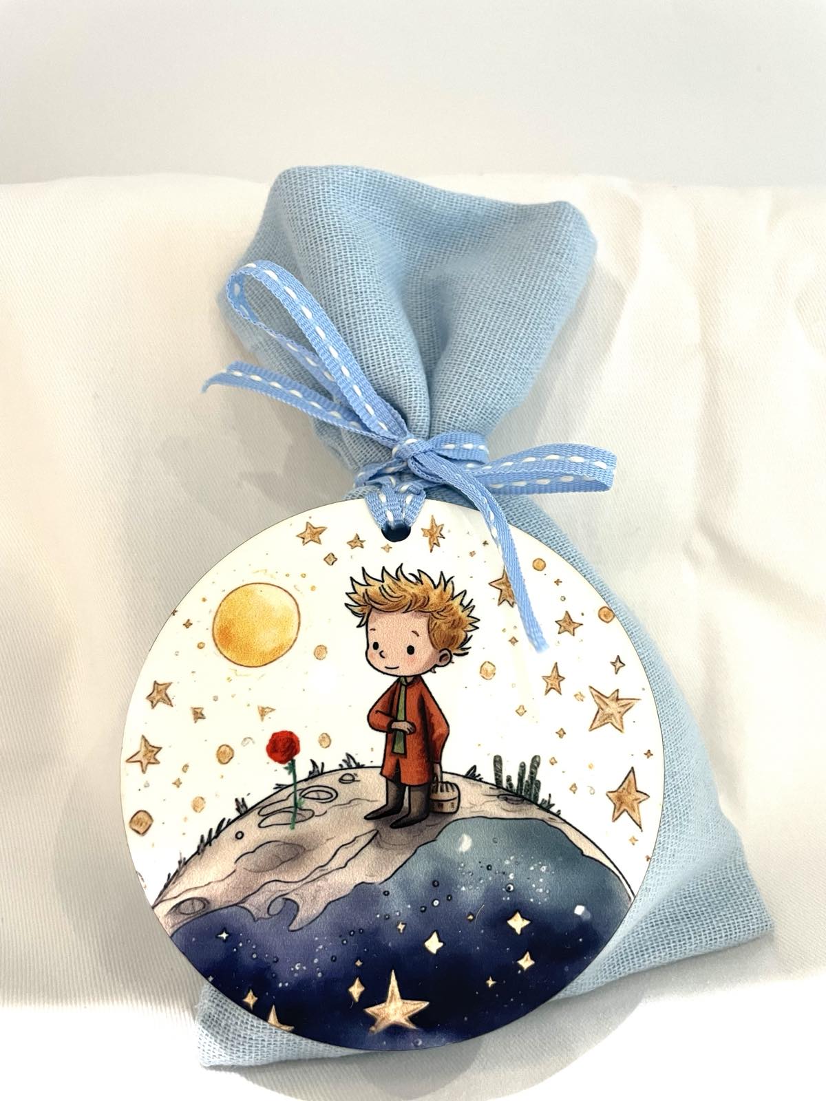 Μπομπονιέρα με γύψο γυαλιστερό τυπωμένο